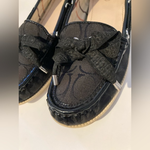 Coach Black Clarisa Loafers Size 9B - Picture 8 of 8